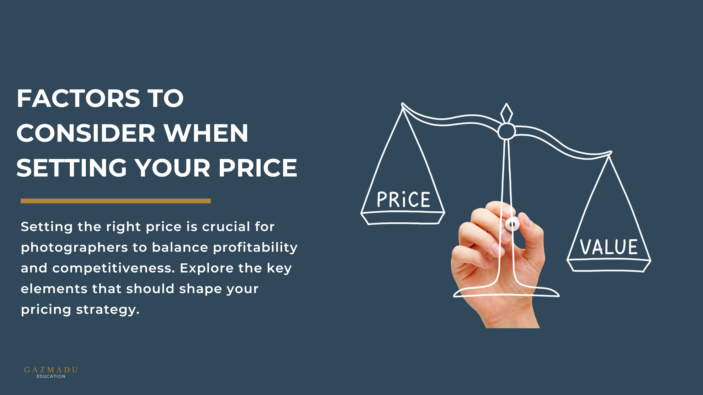 Factors To Consider When Setting Your Price